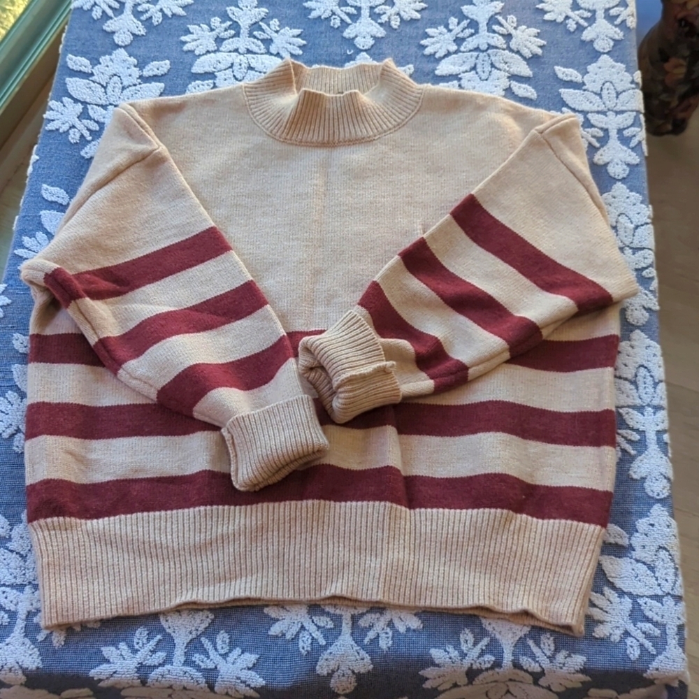 Deluc ATOMS STRIPED SWEATER